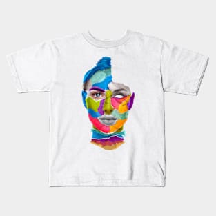 Torned Face Kids T-Shirt